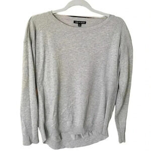 Cable and Gauge light sweater high low size L